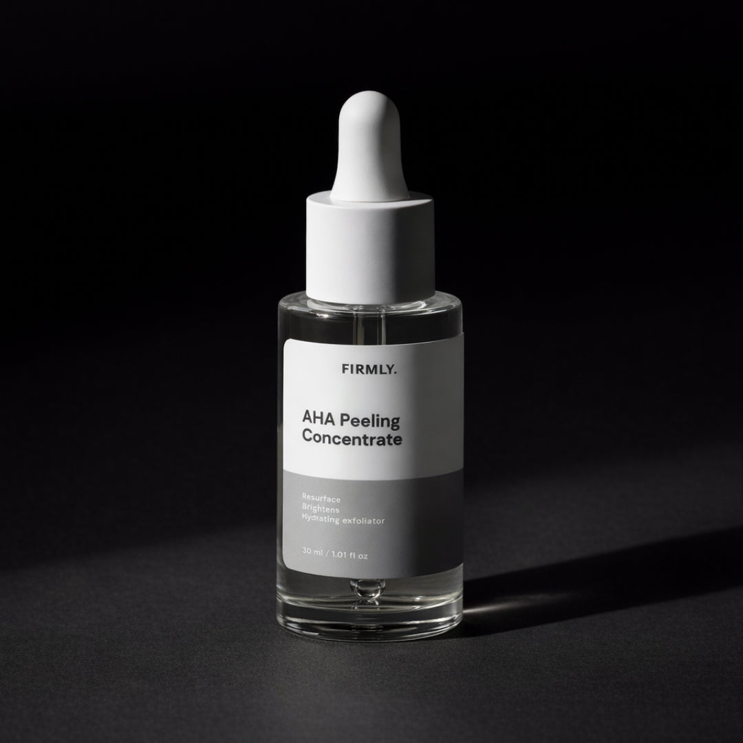 Firmly AHA Peeling Concentrate 30ml – lactic acid 10% hydrating exfoliator that resurfaces and brightens skin