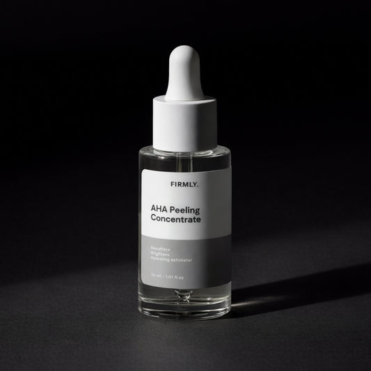 Firmly AHA Peeling Concentrate 30ml – lactic acid 10% hydrating exfoliator that resurfaces and brightens skin