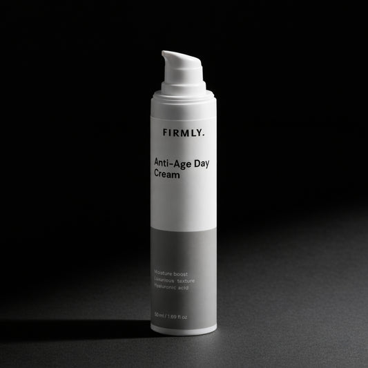 Firmly Anti-Age Day Cream 50ml – peptide and retinyl palmitate moisturiser with hyaluronic acid, vegan