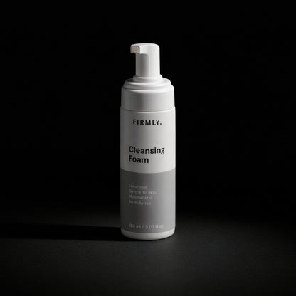 Firmly Cleansing Foam 150ml – gentle amino acid foaming face wash with minimalist formula, suitable for all skin types