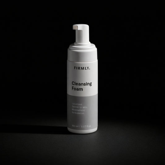Firmly Cleansing Foam 150ml – gentle amino acid foaming face wash with minimalist formula, suitable for all skin types