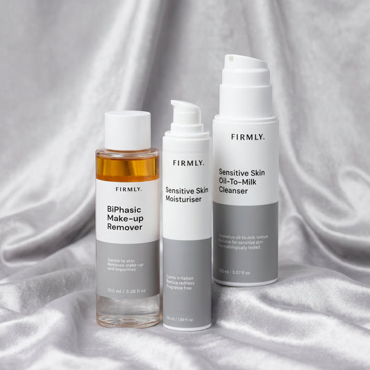 Firmly Sensitive Edit – 3-product gentle skincare bundle for sensitive and reactive skin