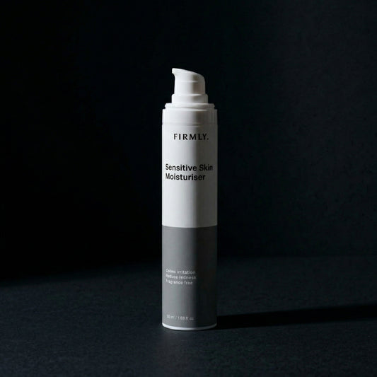 Firmly Sensitive Skin Moisturiser 50ml – fragrance-free ceramide and beta-glucan cream that calms irritation and reduces redness