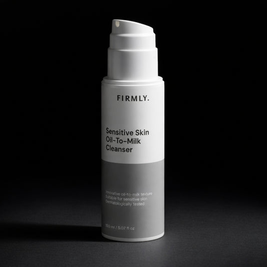 Firmly Sensitive Skin Oil-To-Milk Cleanser 150ml – jojoba and oat gentle cleanser with oil-to-milk texture, dermatologically tested