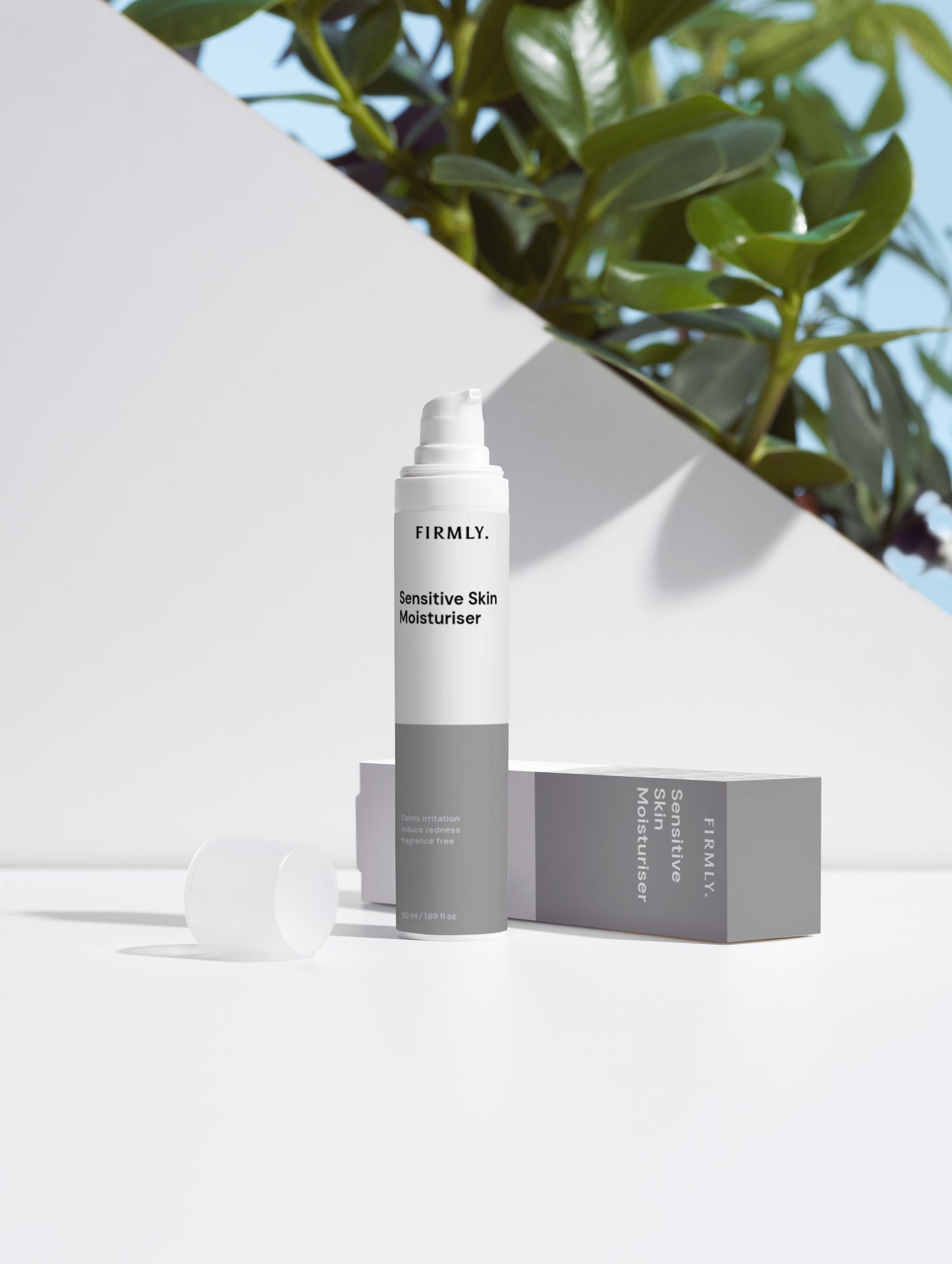 Vegan Sensitive Skin Face Cream - Fragrance-Free Moisturizer for Redness and Barrier Repair