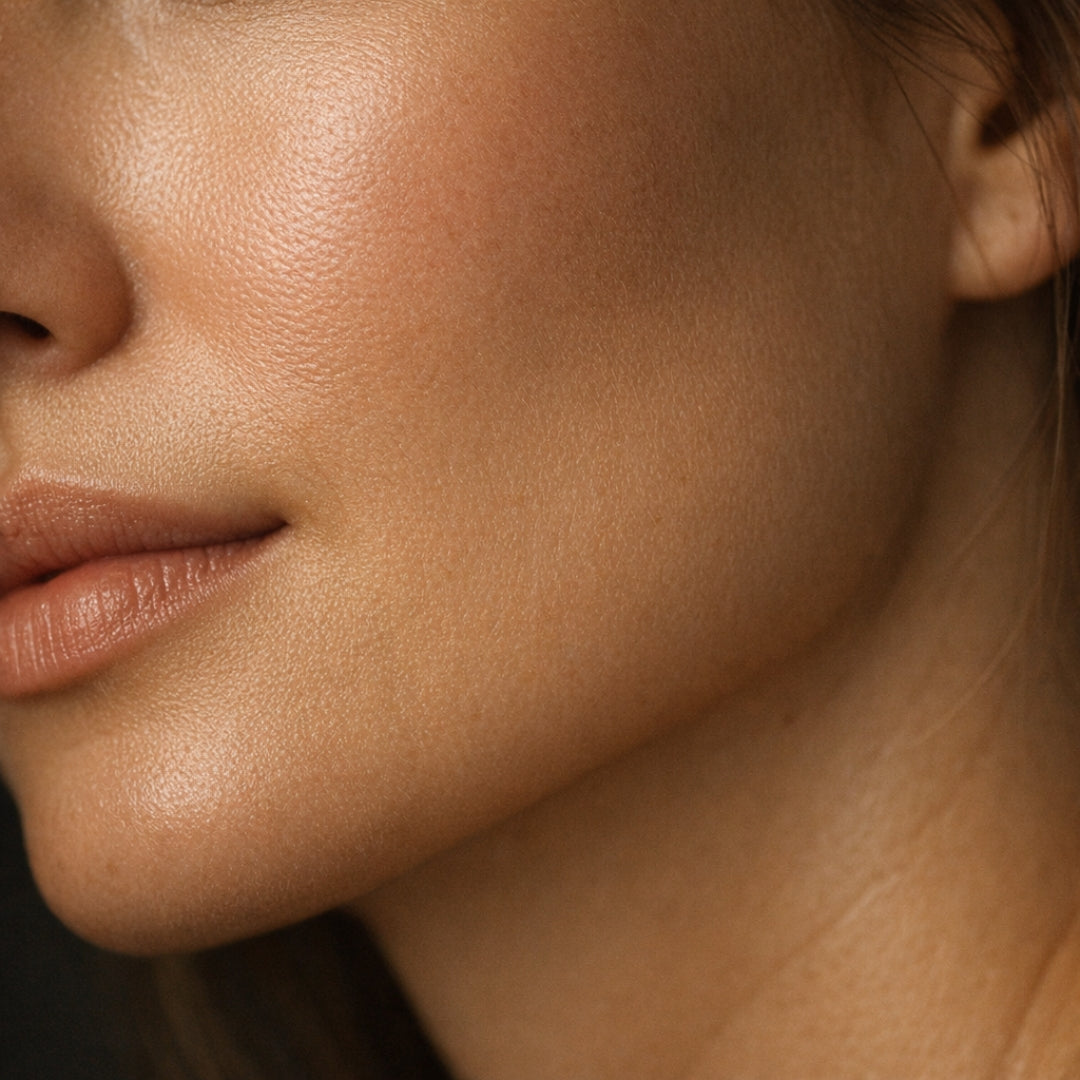 Glowing, luminous complexion — Firmly Vitamin C Serum skin result