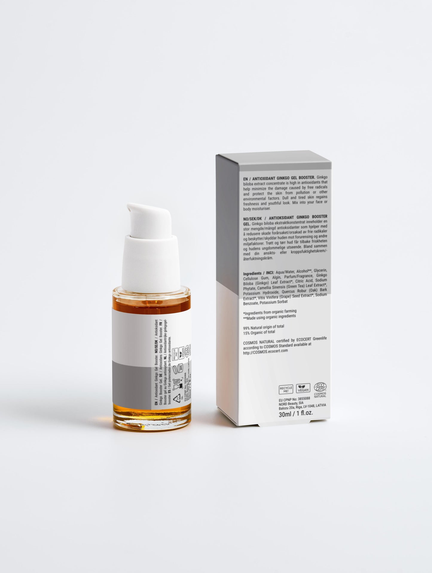 Antioxidant Ginkgo Gel Booster