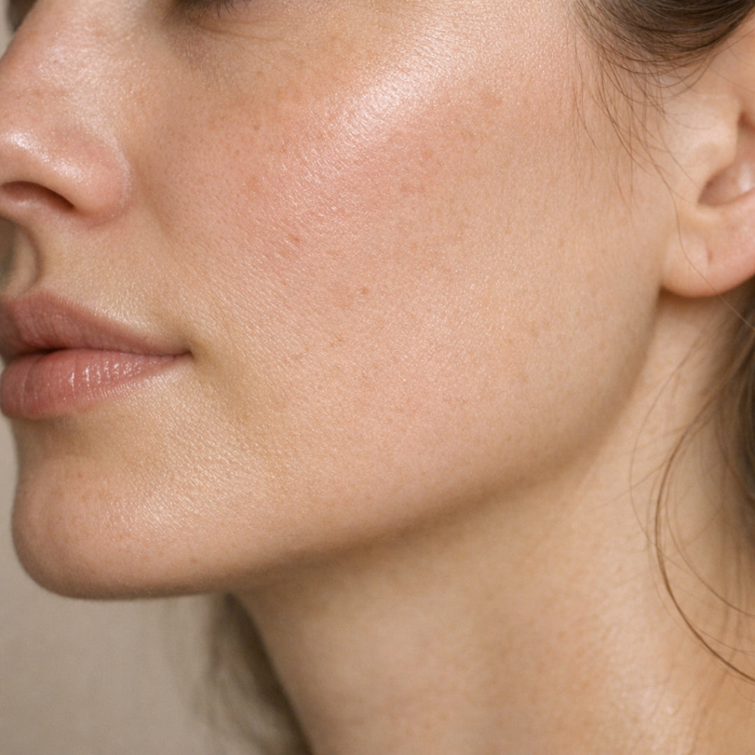 Smooth, even skin texture after AHA exfoliation — Firmly AHA Peeling Concentrate result
